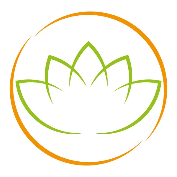 Rostlina Listy Masáže Zahradník Naturopath Logo — Stockový vektor