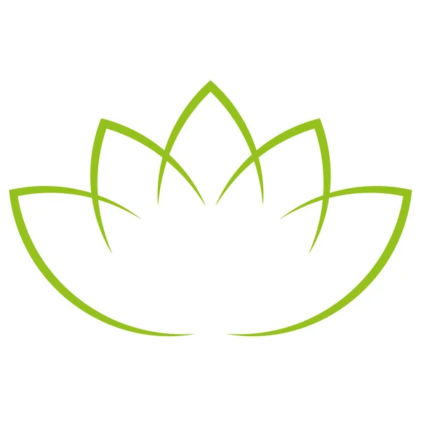 Kasvi Lehdet Hieronta Puutarhuri Naturopath Logo — vektorikuva