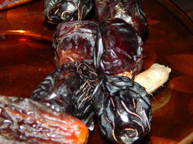 close up of delicious dates