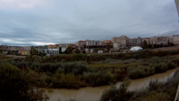 Tempo Nuvens Vento Rio Calore Benevento — Vídeo de Stock
