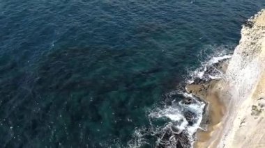 Naples, Campania, Italya-1 Mart 2019: Castel Dell 'Ovo 'dan genel bakış