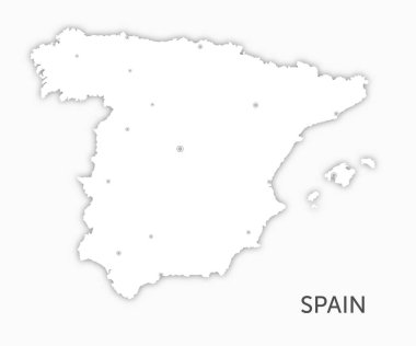 İspanya haritası kağıt kesiğini sildi