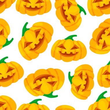 Kabak Cadılar Bayramı desen.