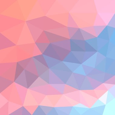 Mavi degrade illüstrasyon, poligonal desen, mozaik arka plan, tasarım şablonları, çok renkli