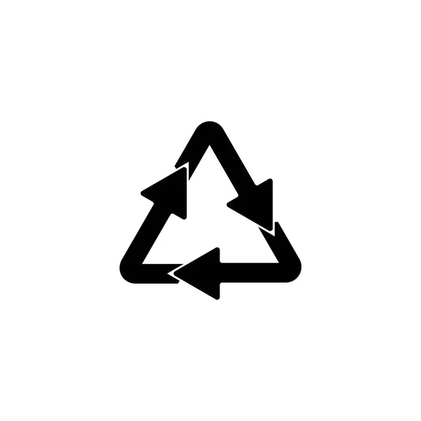 Reciclar Flecha Conjunto Icono Ilustración — Vector de stock