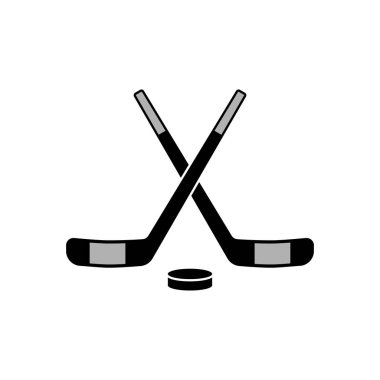 Hokey kutsal kişilerin resmi, vektör çizim