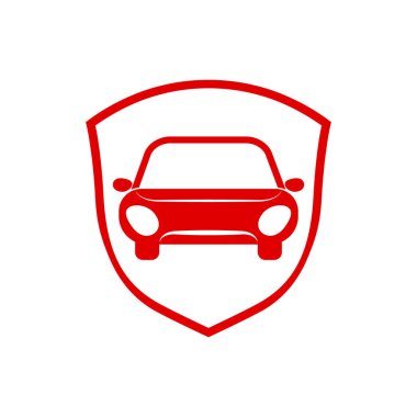 araba simgesi, vektör illüstrasyonu