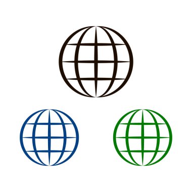 Dünya tasarım. Logo Eko zemin.