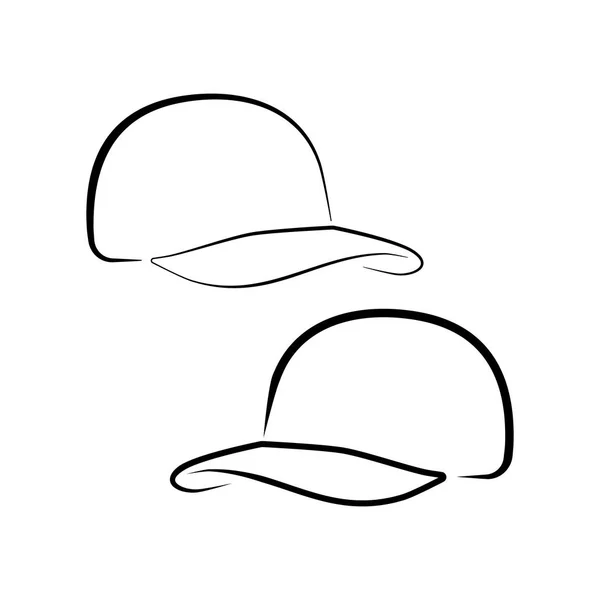 棒球帽 矢量图标 — 图库矢量图片