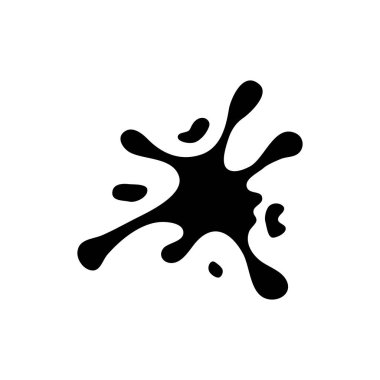 Balçık, siyah bırakarak, vektör