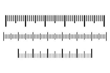 ölçek simgesi, metre işareti