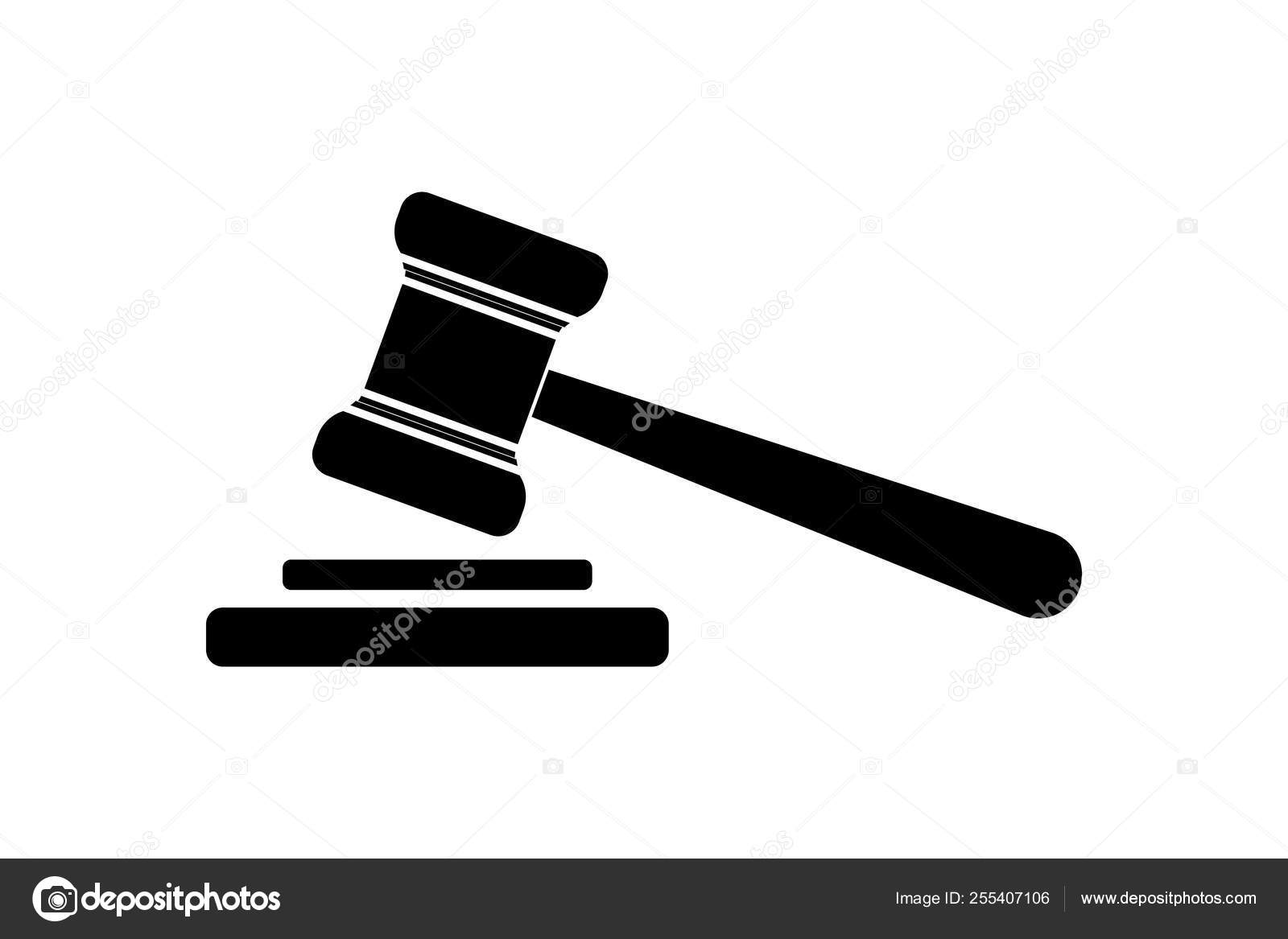 Judge Hammer Icon Auction Hammer Icon Auction Gavel Stock Vector by  ©irysha279.gmail.com 255407106