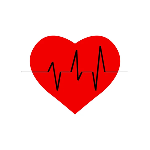 Srdce Medicíny Vektorová Ikona — Stockový vektor