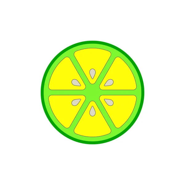 Zitronen Symbol Zeichen Für Mobiles Und Web Design Natürliches Vitamin — Stockvektor