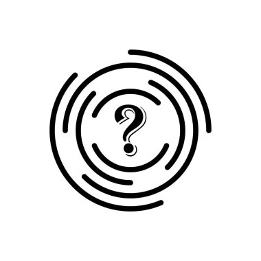 çözüm yuvarlak simgesi, vektör çizimi