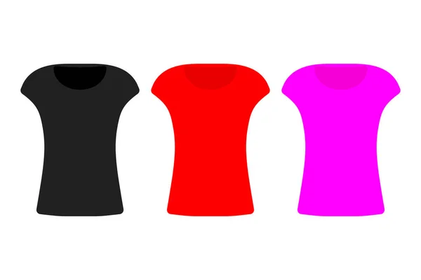 Icono Camiseta Color Ilustración Vectores — Vector de stock