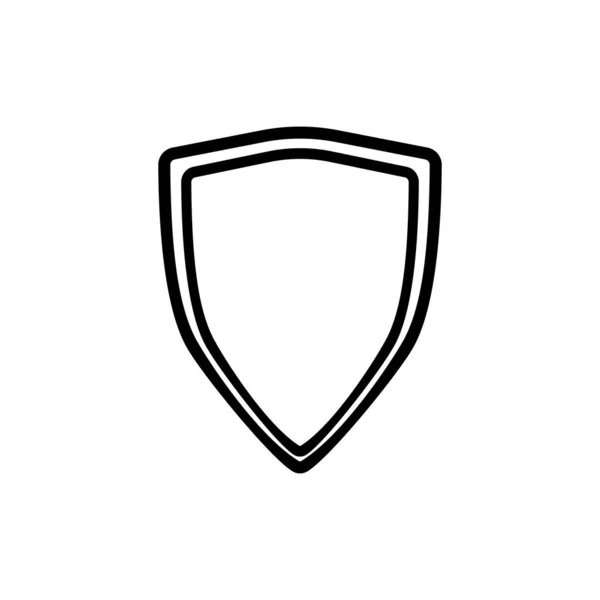 Ícone Escudo Símbolo Escudo Para Design Seu Site Logotipo Aplicativo —  Vetores de Stock
