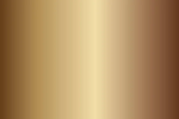 Goldenes Metall Gradient Vektorillustration — Stockvektor