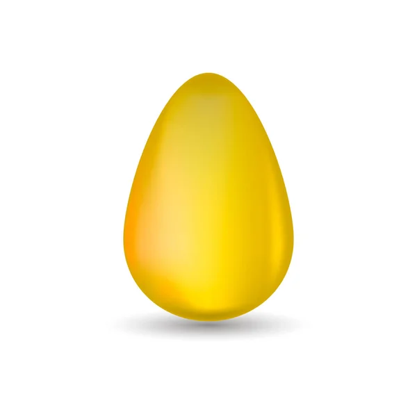 Golden Egg Gradient Mesh — Stock Vector