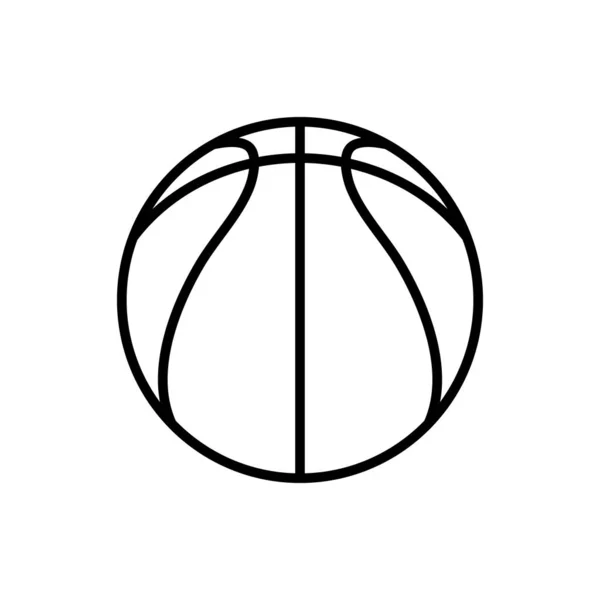 Иконка Спортивного Мяча Логотип Векторная Иллюстрация — стоковый вектор