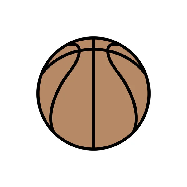 Icono Baloncesto Logotipo Vector Ilustración — Vector de stock