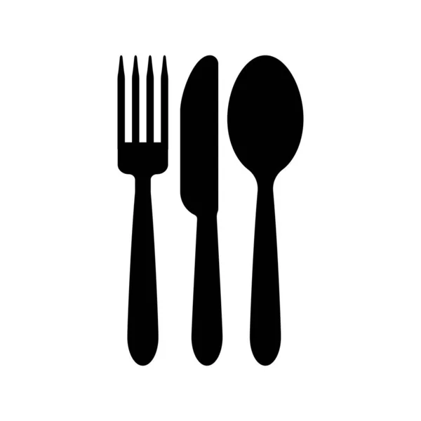 레스토랑 아이콘입니다 템플릿입니다 레스토랑의 상징입니다 레스토랑 메뉴입니다 테이블 — 스톡 벡터