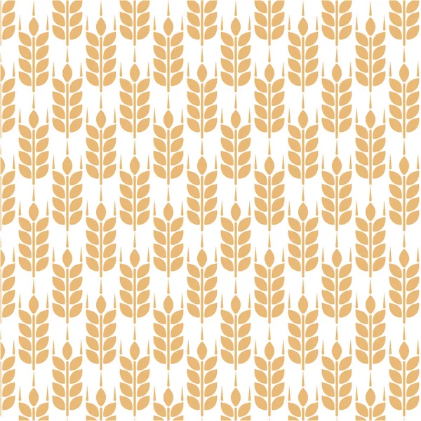 Buğday filizi. Tahıl bitkisi silueti. Buğday deseni. Şablon vektörü.