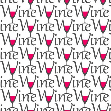 şarap arka plan, şablon, desen, vektör illüstrasyon