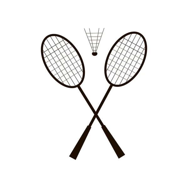 Silhouettes Badminton Racketsストックベクター ロイヤリティフリーsilhouettes Badminton Rackets イラスト Depositphotos
