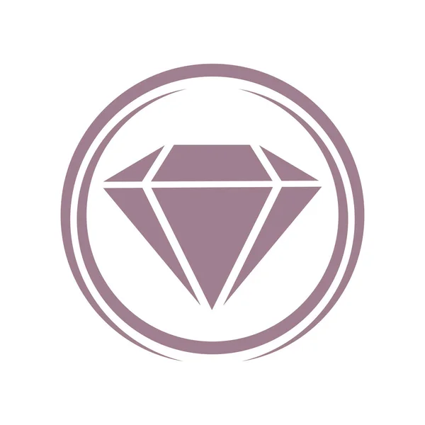 Diamant Symbol Vektorformen Für Das Logo Der Geschäftsentwicklung Werbedesign Konzept — Stockvektor