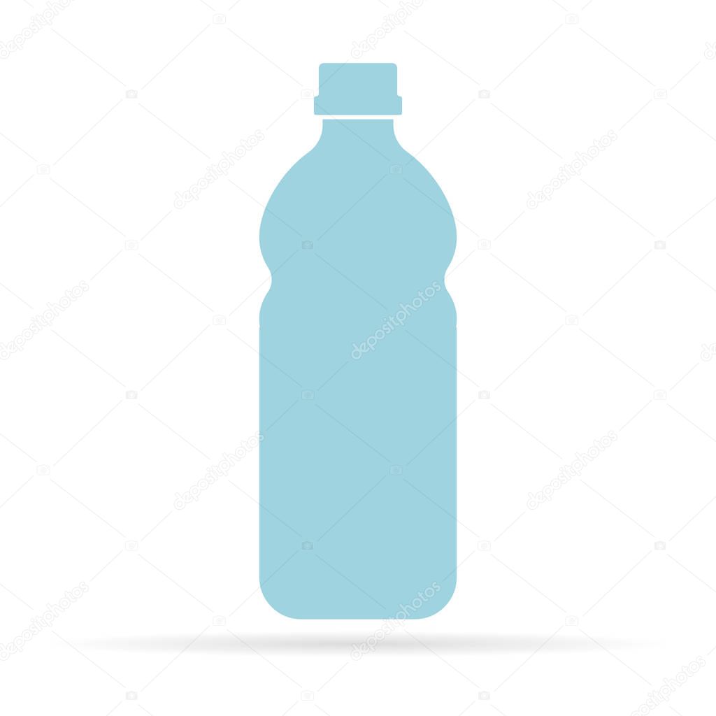 plastic icon, vector illustration, water