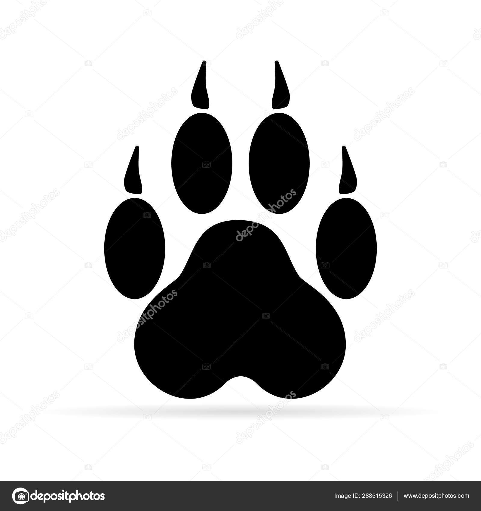 Paw Print White Background Paw Print Icon Vector Illustration Stock Vector Image by © #288515326 Paw Print White Background Paw Print Icon Vector Illustration Stock Vector Image by © #288515326