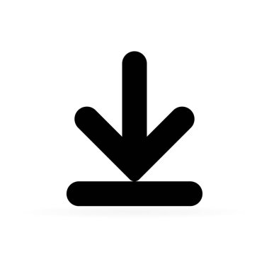 Simgesini indirin. Sembol yükleyin. Web sitesi veya hareket eden app için vektör işareti.