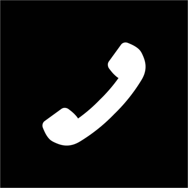 Icône Communication Signe Téléphonique Illustration Vectorielle Appel — Image vectorielle