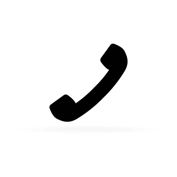 Icône Communication Signe Téléphonique Illustration Vectorielle Appel — Image vectorielle