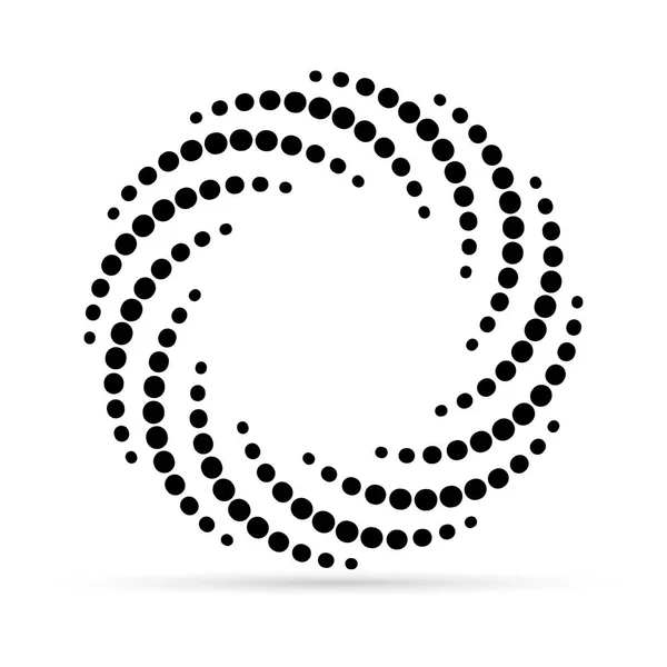 Beyaz arka plan üzerinde vektör vintage çerçeve. Huninin ortasındaki metin için daire girdabı. Tasarım için dairesel çerçeve. 