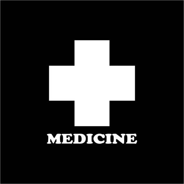 Icona Croce Medica Bvector Illustrazione — Vettoriale Stock