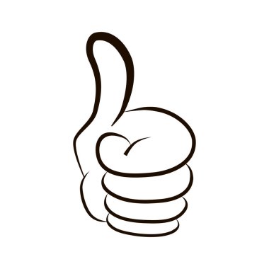 siyah arka planda süper Bravo gösteren beyaz el