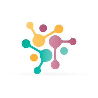 renkli yenilik noktalar, damla, vektör illüstrasyon