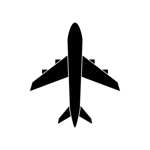 Icône Avion Signe Vectoriel — Image vectorielle