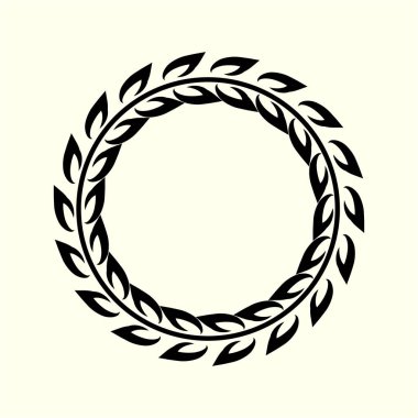 Davetiye, tebrik kartları, alıntılar, Bloglar, poster için vektör çelenkleri. Zaferin sembolü. Tasarım, ödüller için vektör Illustration.