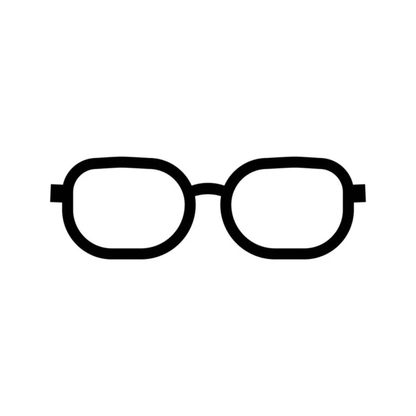Szemüveg Vektor Ikon Vektoros Illusztráció — Stock Vector