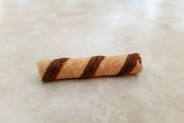 Kortbrood Koekje Marmeren Tafel Verticaal Zicht Van Bovenaf — Stockfoto