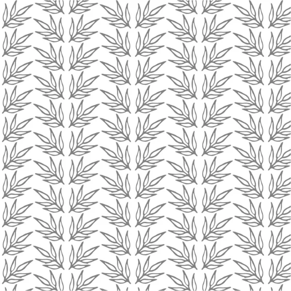 Line art leaf pattern. Spring, summer or autumn  symbol. Doodle outline vector illustration.