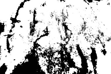 grunge tasarımı, sanatsal tasarım arka planı, vektör illüstrasyonu için siyah mürekkep fırça darbeleri şekilleri