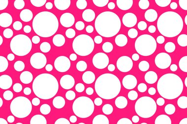 Pembenin üzerinde beyaz, pürüzsüz bir şekil var. Vektör hisse senedi çizimi. 10 saniye.