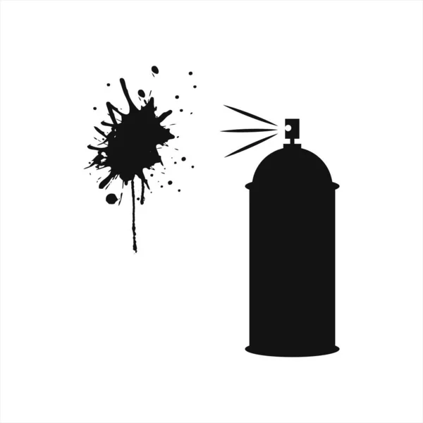 Sprayikon Isolerad Vitt Konstgatans Symbol Stencil Vektor Stock Illustration Eps — Stock vektor