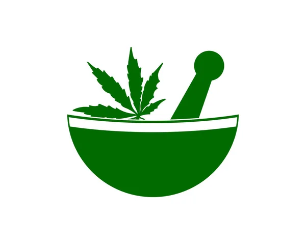 Икона Травяной Медицины Логотип Альтернативной Медицины Натуропатической Медицины Гомеопатии Иллюстрация — стоковый вектор