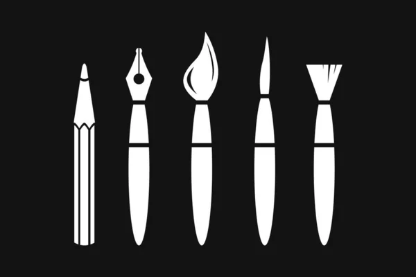 Resim simgelerini ayarlayın. Okul için şablon koleksiyonu vesaire. Vektör hisse senedi çizimi. EPS 10