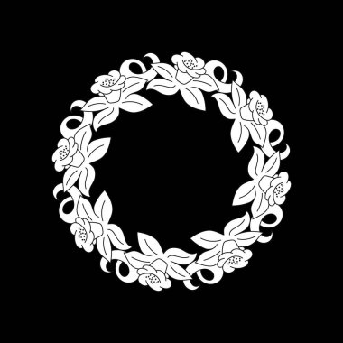 Karalama boyama sayfası. El çizimi çizimi. Tasarım çelengi. Vektör hisse senedi çizimi. EPS 10